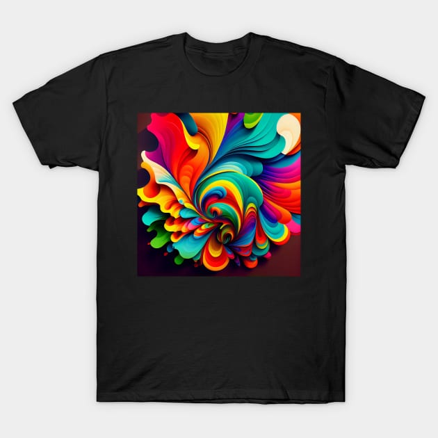 Fine Arts T-Shirt by Flowers Art by PhotoCreationXP